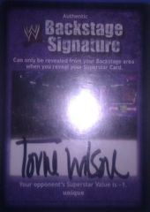 Backstage Signature - Torrie Wilson